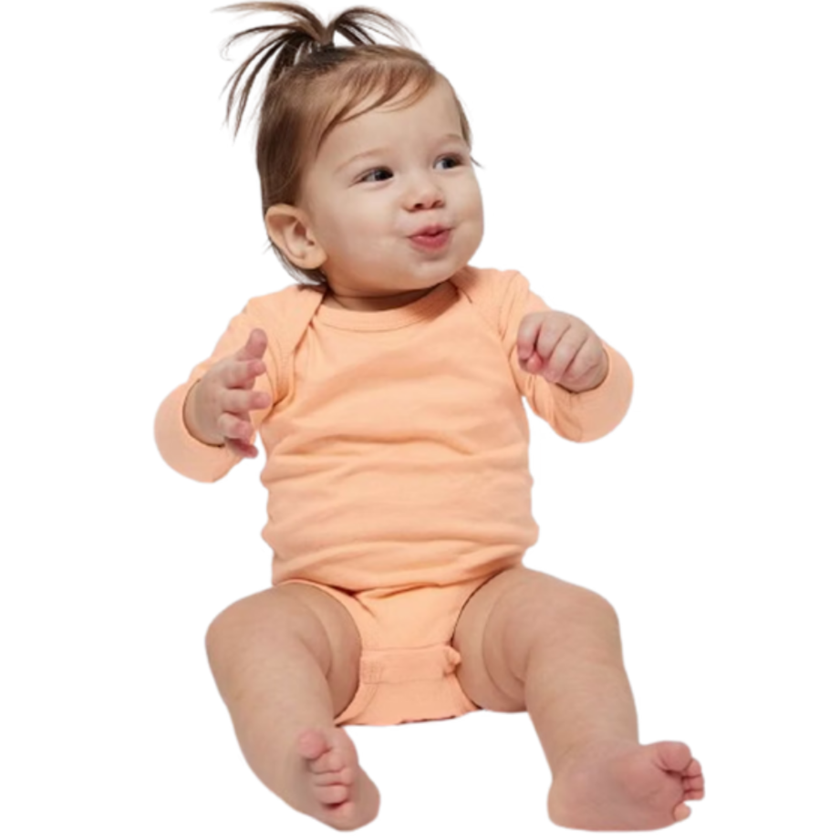 RABBIT SKINS 4421RS INFANT LONG-SLEEVED ONESIES